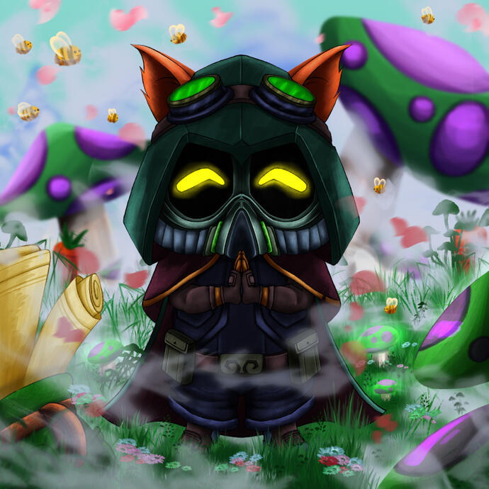 Teemo Fanart From LOL